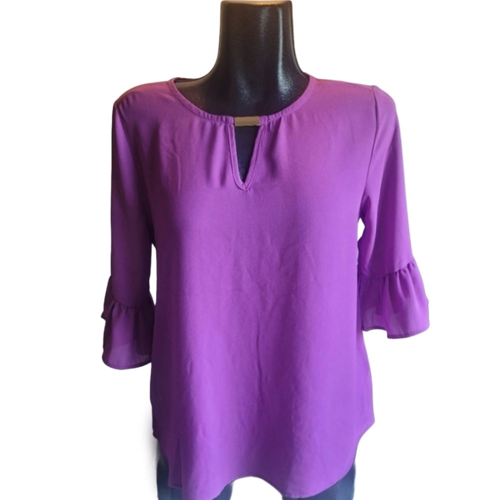 Harve Benard Light Purple Blouse Size M
